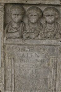 Lapide conservata presso il Museo Archeologico di Santa Corona a Vicenza