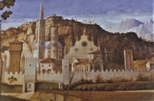 Detalle de la "Piedad" de Giovanni Bellini (1505)